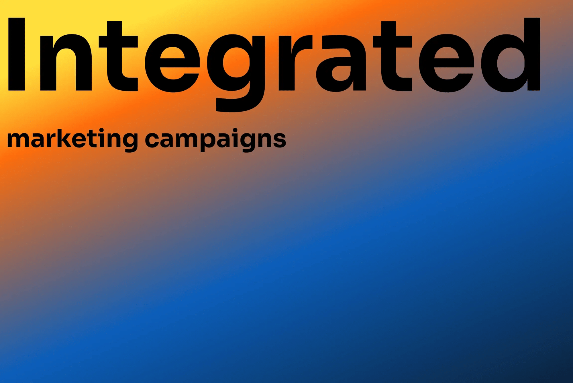 Integrated Marketing